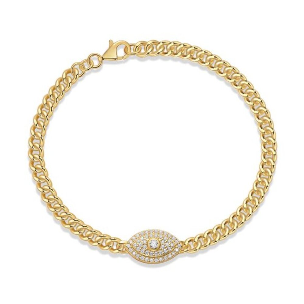 Clavicle Moissanite Bracelet S925 Sterling Silver Simple Luxury All-match Fashio